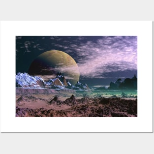 Great Moon Rising Posters and Art